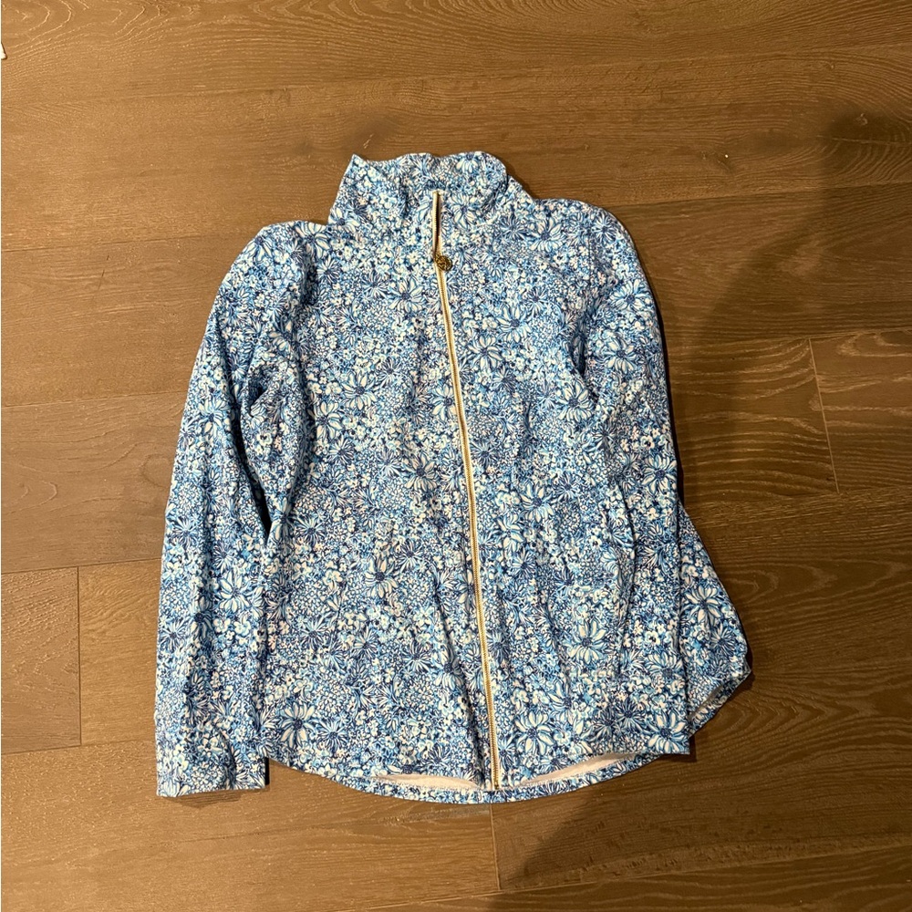 Lilly Pulitzer Zip Up Jacket Large